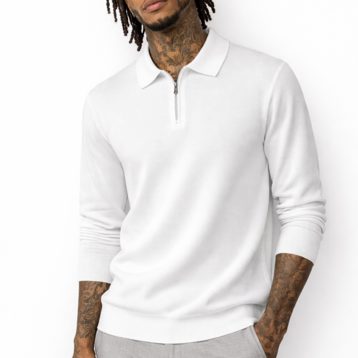 HENLEY ZIPPER SHIRTS